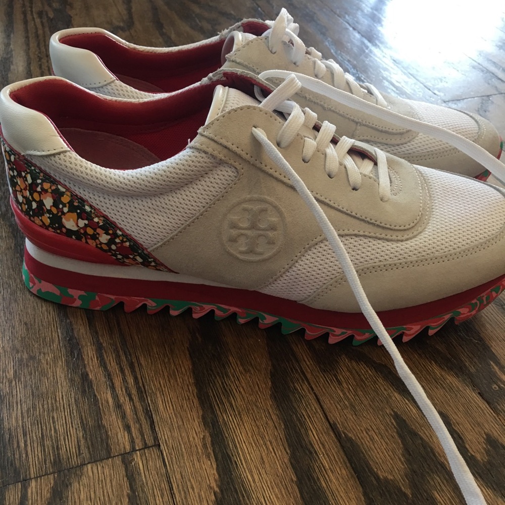 Tory Burch Festival Sawtooth logo sneaker